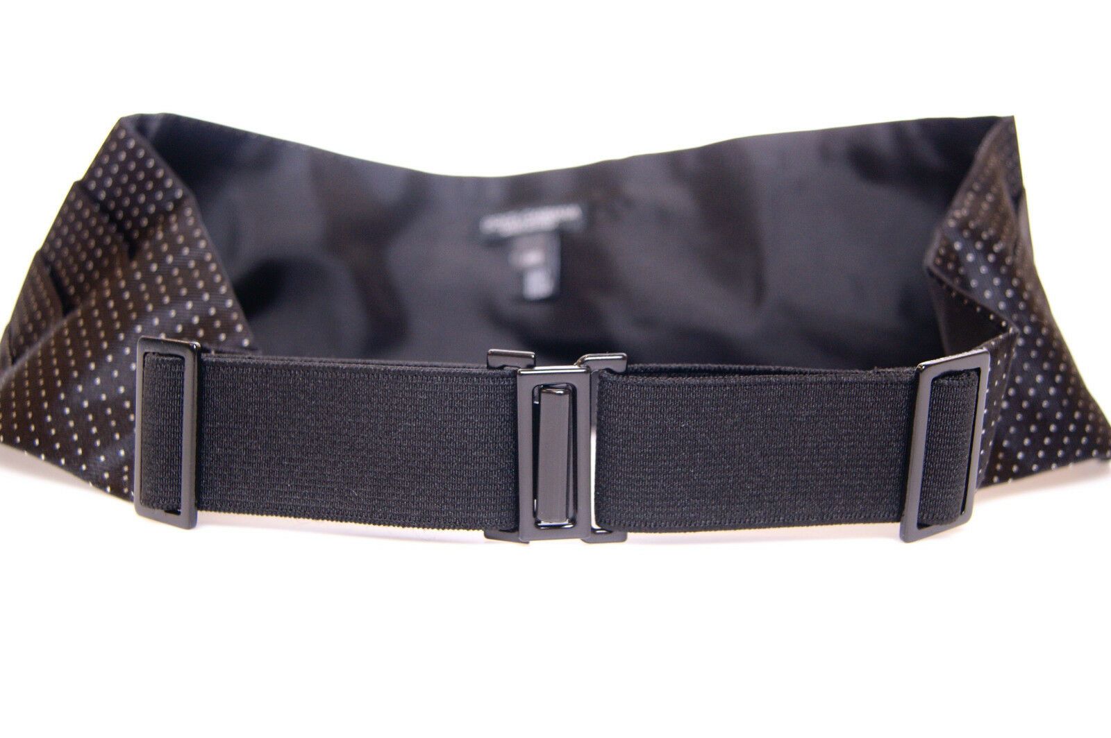 Svart midjeband/cummerbund till smoking.