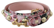 Dolce & Gabbana Pink Leather Shoulder Strap