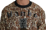 Multicolor MAMBO Jacquard Pineapple Pullover Sweater