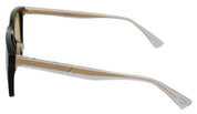 Solglasögon med svart ram DL0330-D 01E 57 och gula, genomskinliga linser.