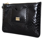 Black Leather Coin Purse Wristlet Mirror Agnese Wallet