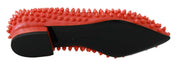 Orange Leather Ballerina WHAT I DO Flats Shoes