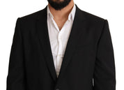 Black Striped MARTINI Jacket Blazer