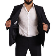 Blue Pattern MARTINI SLIM FIT 2 Piece Suit