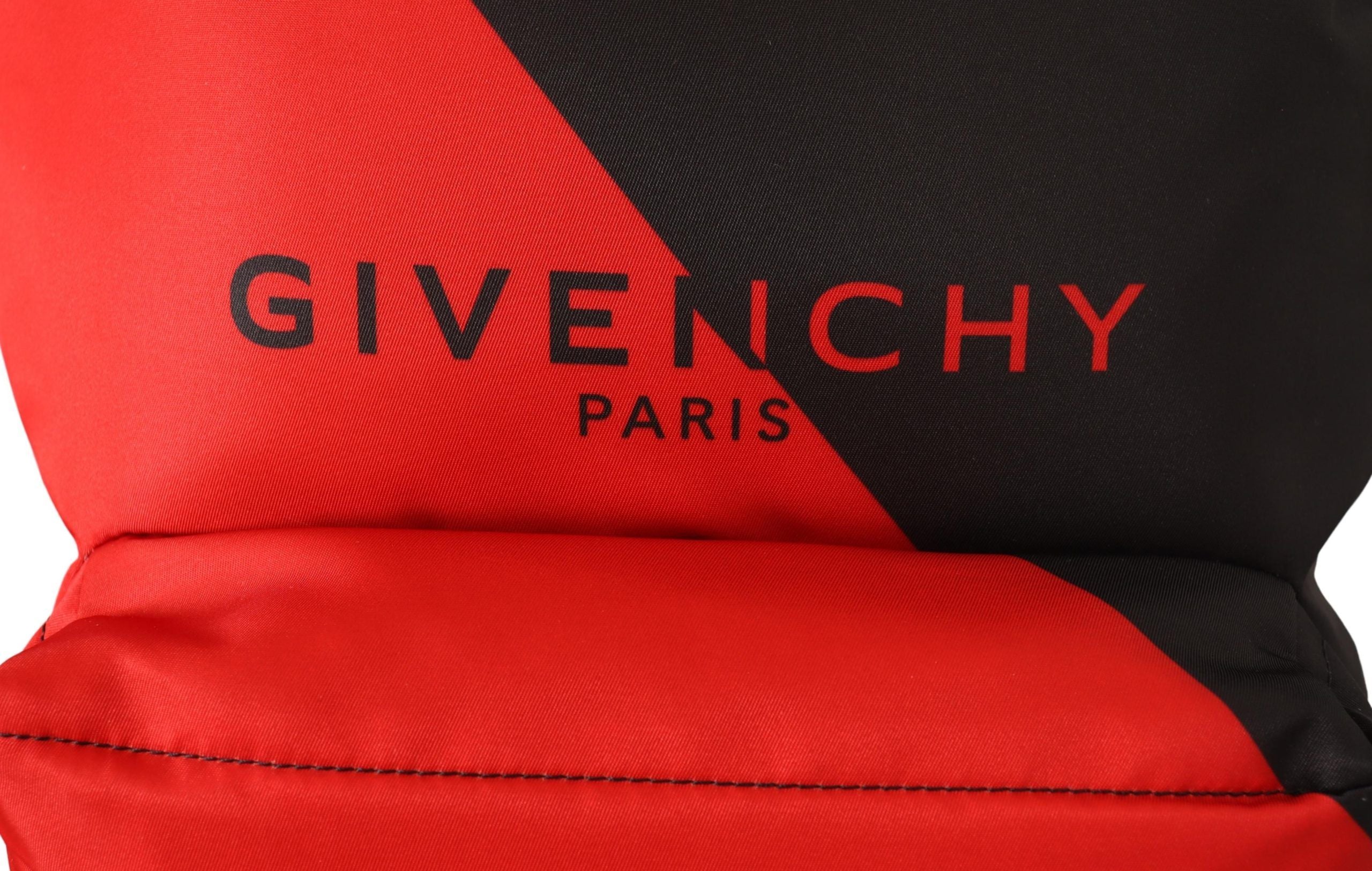 Givenchy Red Black Nylon Urban Backpack