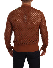 Brown Leopard Butterfly Cardigan Sweater
