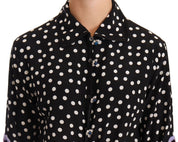 Black White Crystal Sequined Floral Dress