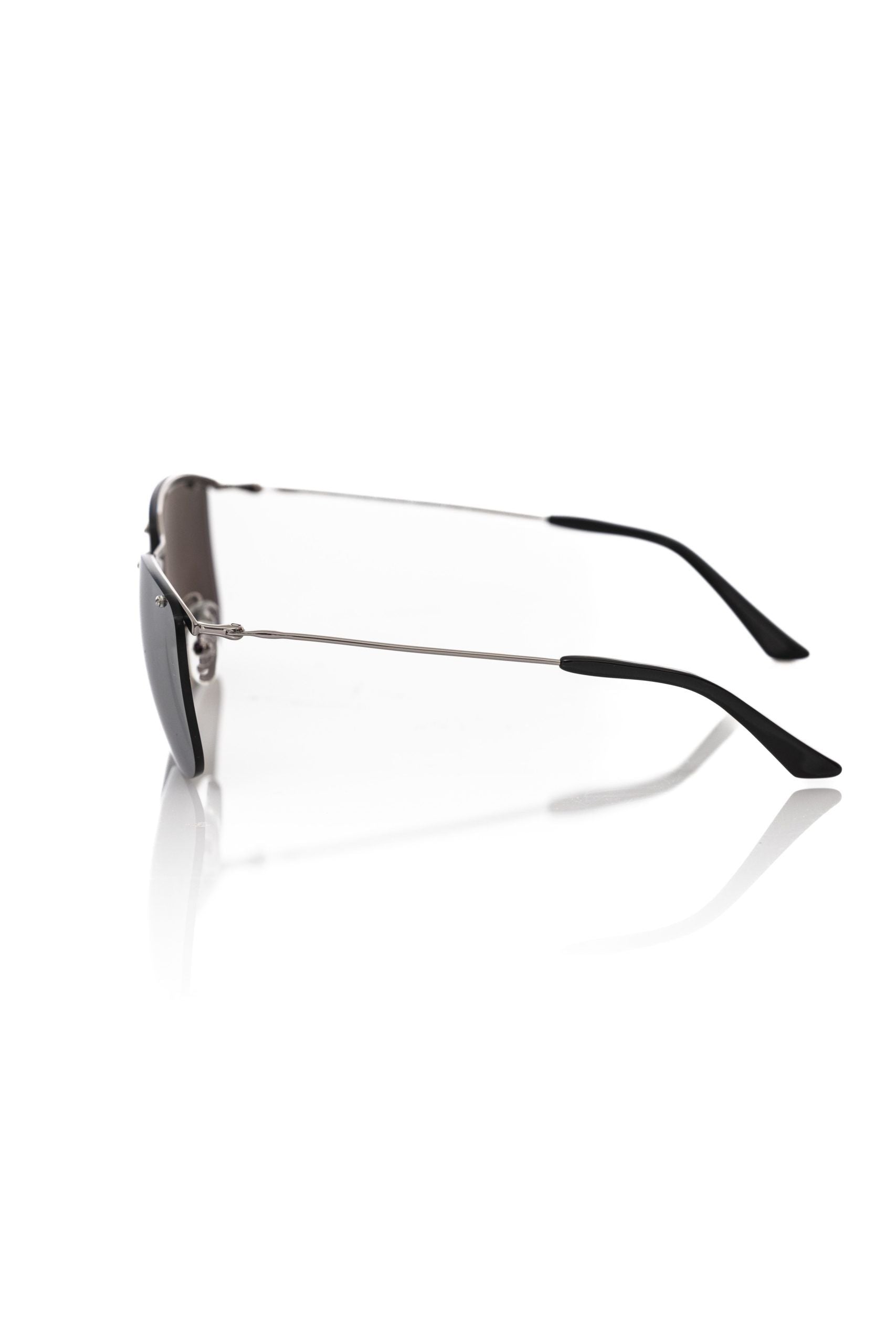 Frankie Morello Silver Metallic Fibre Sunglass