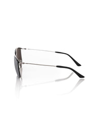 Frankie Morello Silver Metallic Fibre Sunglass