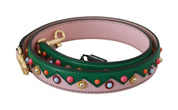 Dolce & Gabbana Pink Leather Shoulder Strap