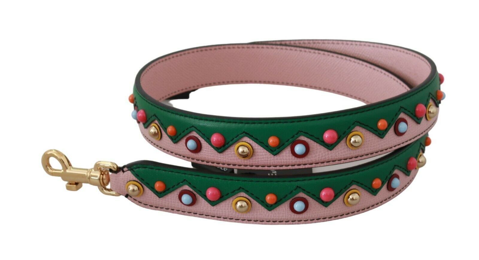 Dolce & Gabbana Pink Leather Shoulder Strap
