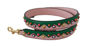 Dolce & Gabbana Pink Leather Shoulder Strap
