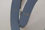 Dolce & Gabbana Blue Leather Shoulder Strap