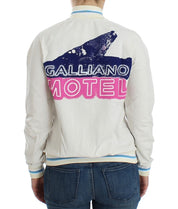 White Mock Zip Cardigan Sweatshirt Sweater