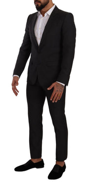 Black MARTINI Single Breasted 2 Piece Suit
