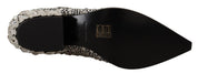 Black Suede Strass Crystal Cowgirl Boots