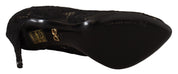 Black Stretch Socks Taormina Lace Boots Shoes