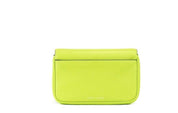 The J Marc Green Glow Smooth Leather Shoulder Crossbody Handbag