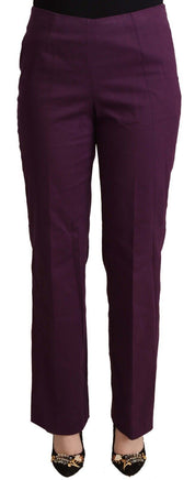 Violet High Waist Tapered Casual Pants