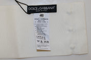 White Crystal Brass Wide Waist Runway Belt