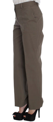 Beige Wool Cotton Suit