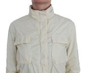 Beige Weather Proof Trench Jacket Coat