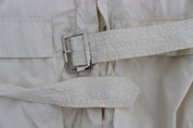 Beige Weather Proof Trench Jacket Coat