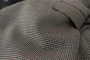Gray Checkered Single Breasted Jacket Blazer