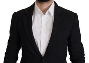 Black Single Breasted Coat Men Blazer