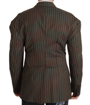 Multicolor Stripes Double Breasted Blazer