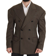 Multicolor Stripes Double Breasted Blazer