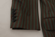 Multicolor Stripes Double Breasted Blazer