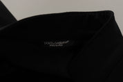 Black Wool Single Breasted Coat Men Blazer