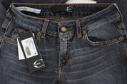 Blue Wash Cotton Blend Slim Fit Jeans