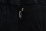 Black Cotton Slim Fit Denim Jeans