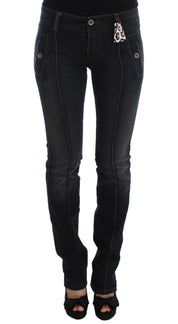 Blue Wash Cotton Slim Fit Jeans