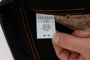 Blue Wash Cotton Slim Fit Jeans