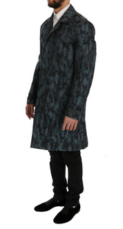 Blue Camouflage Trench Trench
