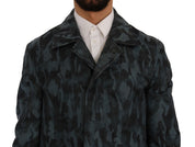 Blue Camouflage Trench Trench