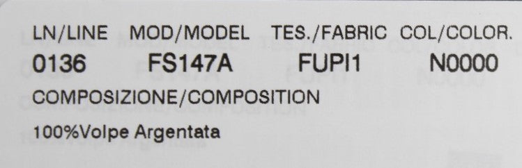 Svart rävpälshalsduk