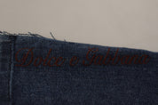 Multicolor Patchwork DG Fashion Wide Leg Denim Pant