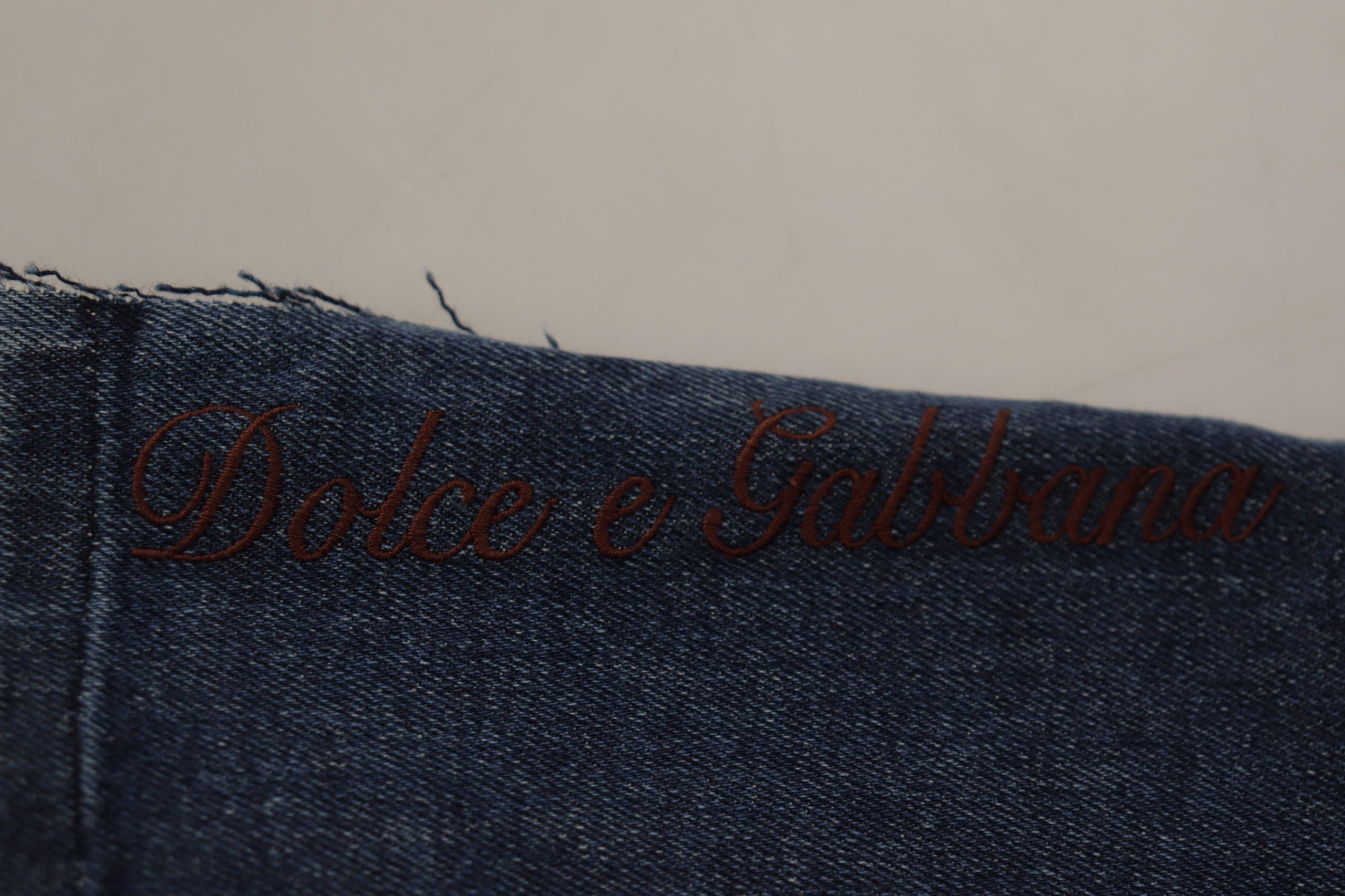 Multicolor Patchwork DG Fashion Wide Leg Denim Pant