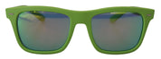 Green Rubber Full Rim Frame Shades DG6095 Acid Sunglasses