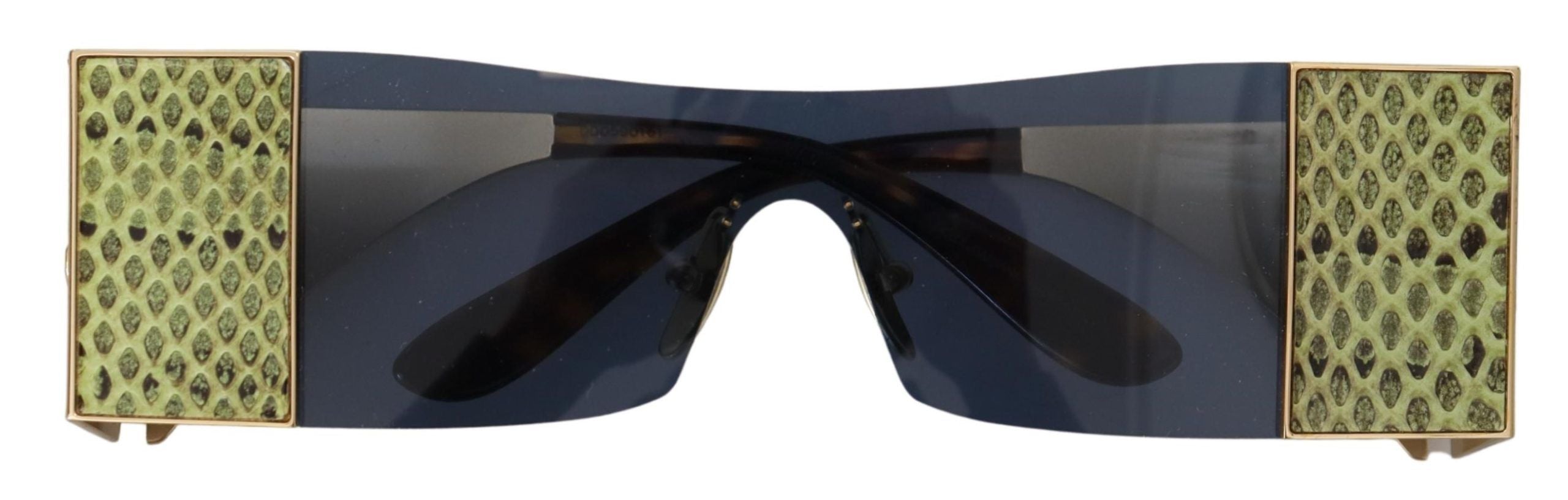 Gold Metal Rectangle Shades DG2263 Sunglasses