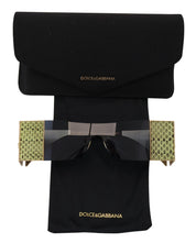 Gold Metal Rectangle Shades DG2263 Sunglasses