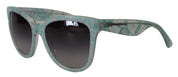 Blue Lace Acetate Crystal Round DG4190 Sunglasses