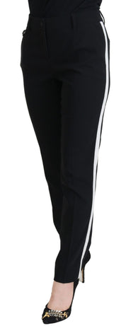 Black High Waist Women Pants