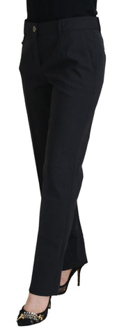 Grey Women Formal Tapered Pants