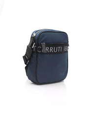 Blue Leather Women Crossbody Bag