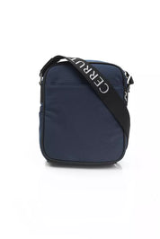 Blue Leather Women Crossbody Bag
